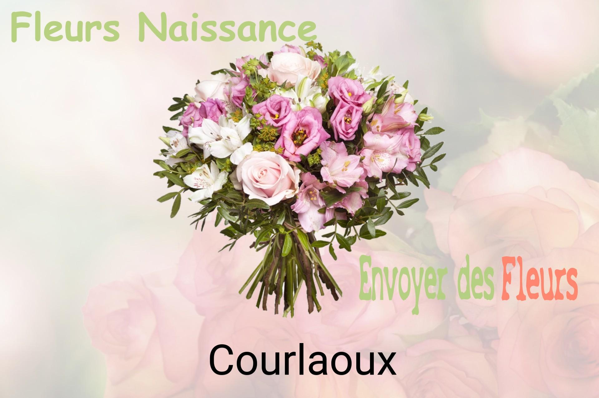 Bouquet de fleurs de naissance livré à Courlaoux